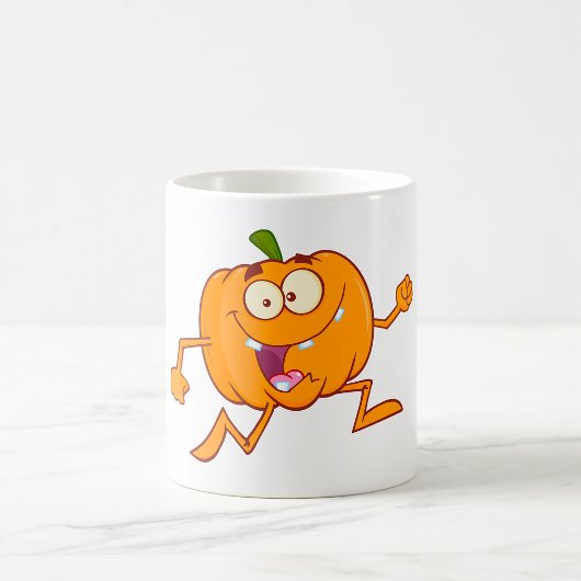 Laufender Kürbis Kaffeetasse