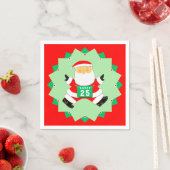 Laufender Läufer Weihnachtsfeier Serviette (Beispiel)