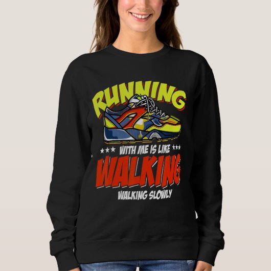 Laufender Liebe Trail Training Joggen Sweatshirt (Vorderseite)