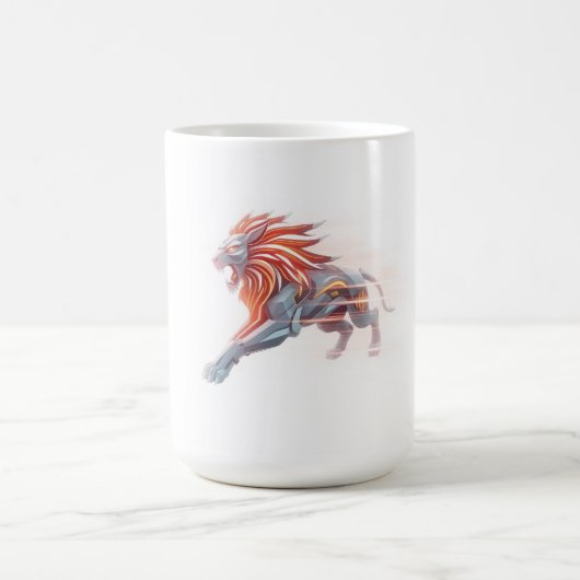 Laufender Löwe Kaffeetasse (Mittel)