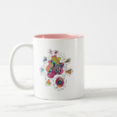 "Laufender Mann-" abstrakte Tasse (Links)