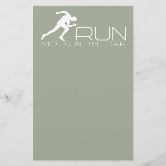 Laufender Mann Flyer (Hinten)