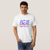 Laufender Mann ICS verblaßte T-Shirt (Vorne ganz)