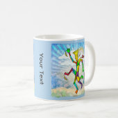 Laufender Mann Kaffeetasse (VorderseiteRechts)