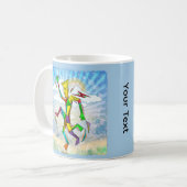 Laufender Mann Kaffeetasse (Vorderseite Links)