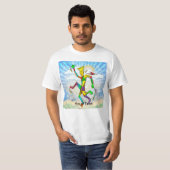 Laufender Mann T-Shirt (Vorne ganz)