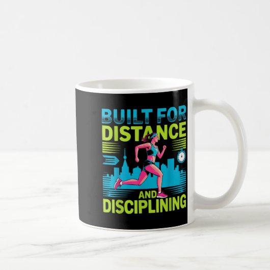 Laufender Marathonläufer-Mutter Athletin Leichtath Kaffeetasse (Rechts)