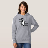 Laufender Motivierend Pinguin Hoodie (Vorne ganz)