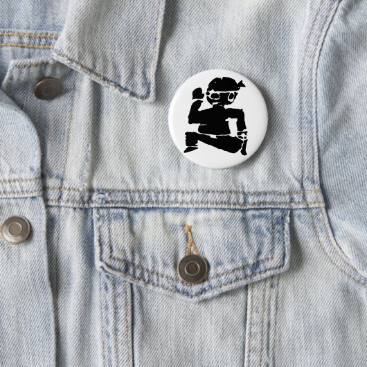 Laufender Ninja-Button Button (Beispiel)