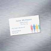 Laufender oder Personal Trainer, Fitness Instructo Magnetische Visitenkarte (Beispiel)