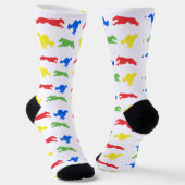Laufender Silken Windhound Socken (Gewinkelt)