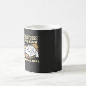 Laufender Tortoise Run Club Kaffeetasse (VorderseiteRechts)