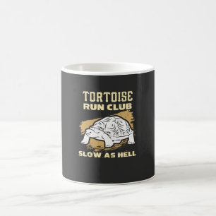 Laufender Tortoise Run Club Kaffeetasse