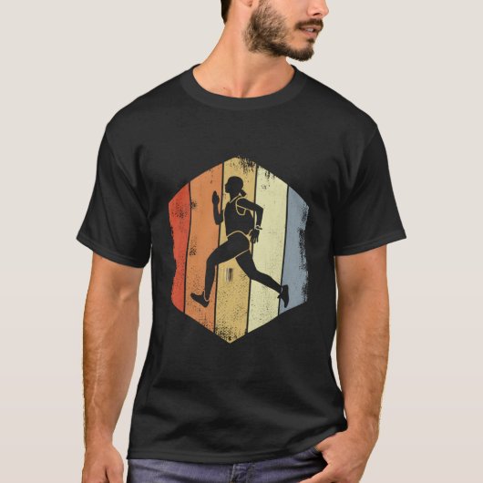 laufender Triathlet joggen T-Shirt (Vorderseite)