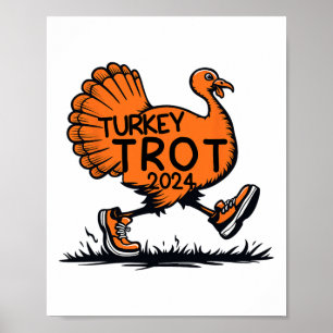 Laufender Truthahn-Trott Thanksgiving Für Jungen M Poster