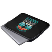 Laufender Vater Laptopschutzhülle (Vorne Knopf)