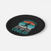 Laufender Vater Pappteller (Schrägansicht)