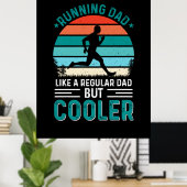 Laufender Vater Poster (Heimbüro)