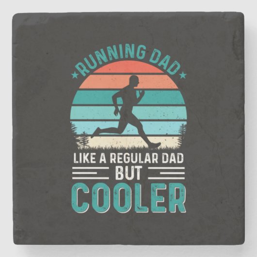 Laufender Vater Steinuntersetzer (Vorderseite)