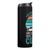 Laufender Vater Thermosbecher (Nach links gedreht)
