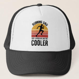 Laufender Vater Vatertag Geschenk Marathon Läufer Truckerkappe