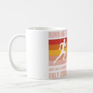 Laufender Vater Vatertag Lustiger Läufer Kaffeetasse