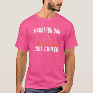 Laufender Vater wie ein normaler Vater-Marathon-Ap T-Shirt