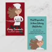 Laufender Visitenkarte (Vorne/Hinten)