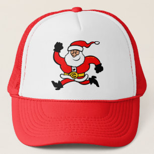 Laufender Weihnachtsmann Truckerkappe