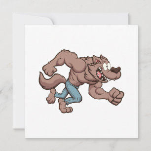 Laufender Werwolf