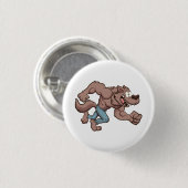 Laufender Werwolf Button (Vorne & Hinten)