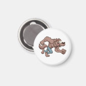 Laufender Werwolf Magnet (Vorderseite/Rückseite)