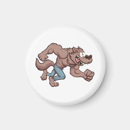 Laufender Werwolf Magnet (Vorne)