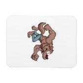 Laufender Werwolf Magnet (Horizontal)