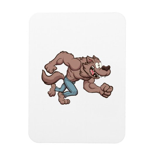 Laufender Werwolf Magnet (Vertikal)