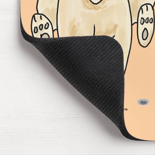 Laufender Windhund Mousepad (Ecke)