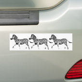 Laufender Zebra Autoaufkleber (Auf Auto)