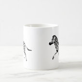 Laufender Zebra Kaffeetasse (Mittel)