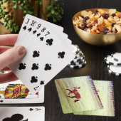 laufendes Foto von Rotfuchs Spielkarten (In Situ)