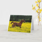 Laufendes freies karte (Gelbe Blume)