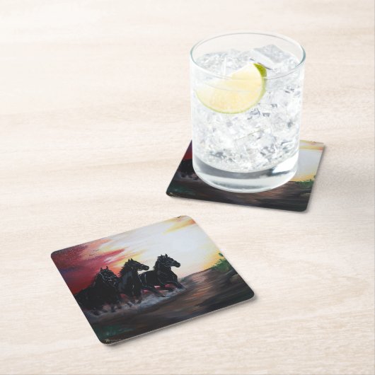 Laufendes freies rechteckiger pappuntersetzer (Vor Ort)