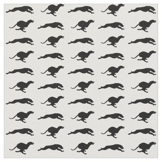 Laufendes Jagdhund-Gewebe Stoff (Nahaufnahme)