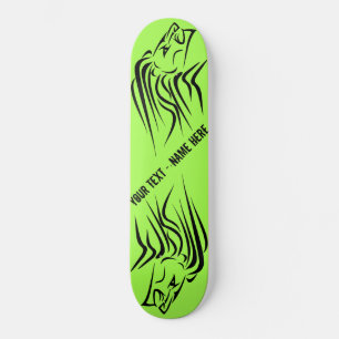 Laufendes Löwen-Skateboard - Benutzerdefinierter T Skateboard