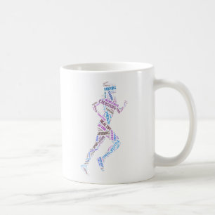 Laufendes Mädchen Kaffeetasse