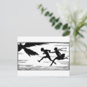 Laufendes Paar Postkarte (Stehend Vorderseite)