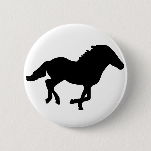 Laufendes Pferd. Button (Vorderseite)