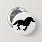 Laufendes Pferd. Button (Vorne & Hinten)