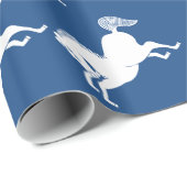 Laufendes Pferd Geschenkpapier (Rolleneckpunkt)