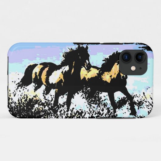Laufendes Pferd iPhone 5 Hüllen (Rückseite (Horizontal))