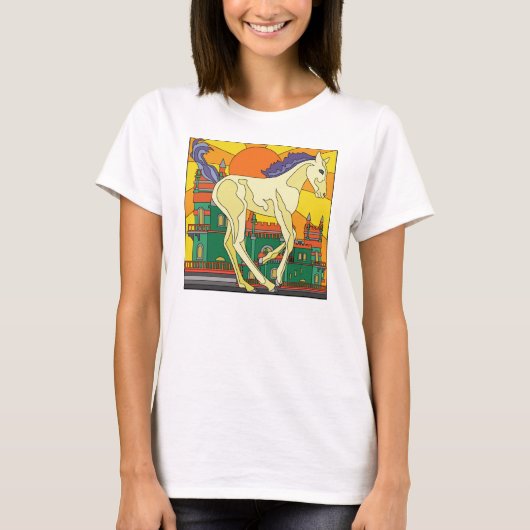 Laufendes Pferd T-Shirt (Vorderseite)